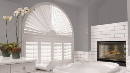 Shutters for Specialty Shape Windows in Charlotte